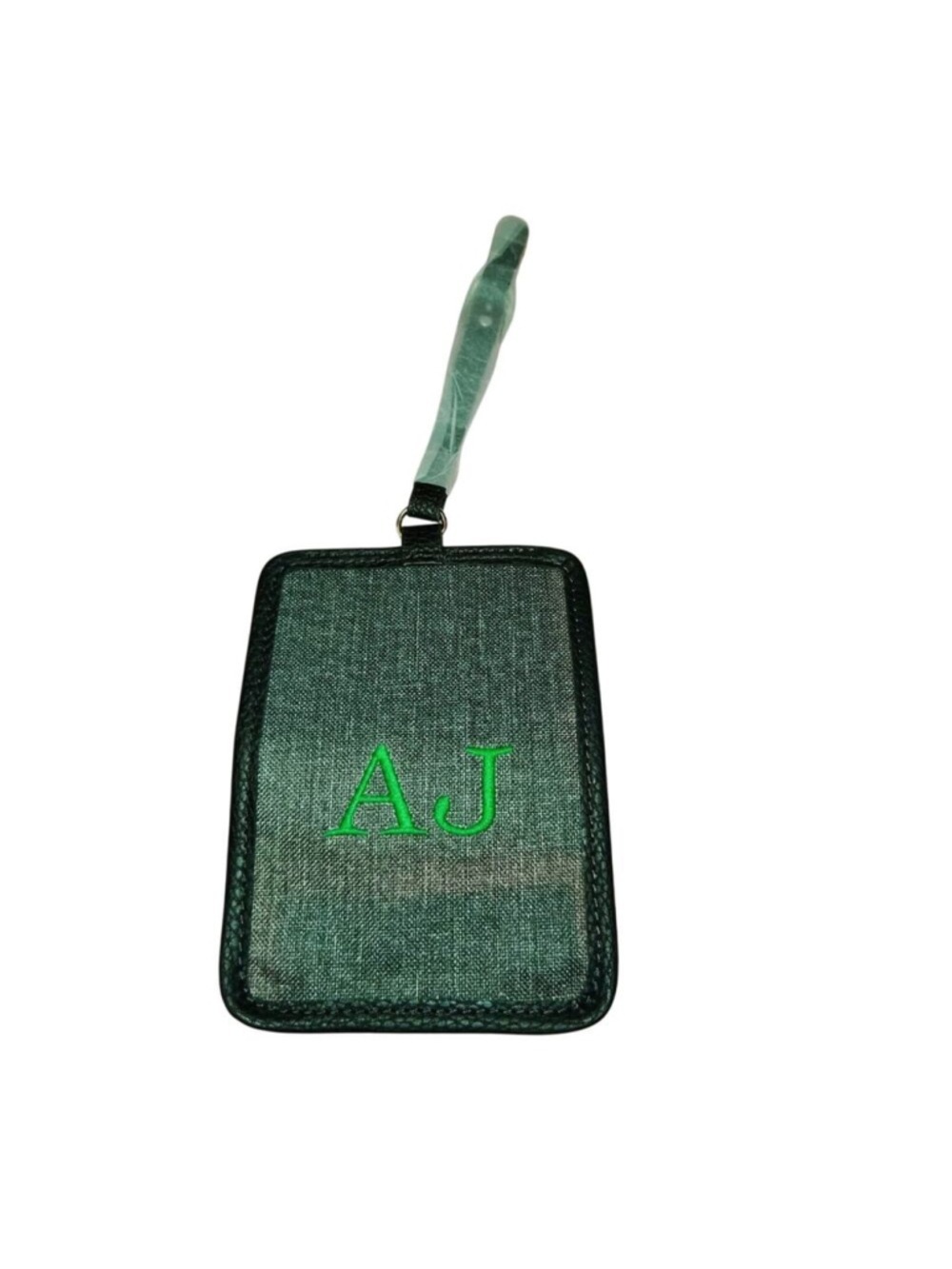 Thirty-One Luggage Tag Carry Me Away Initials A J Green New In Bag